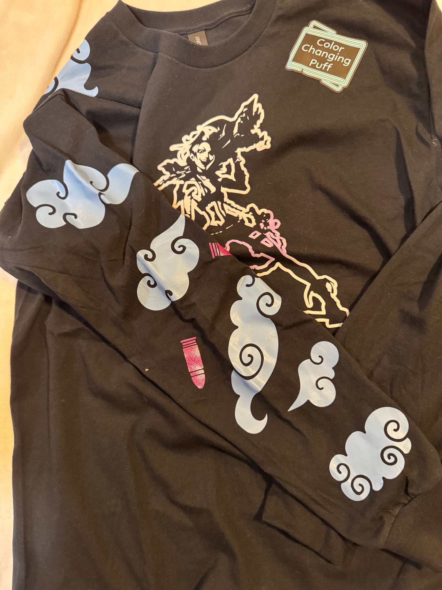 Jinx from Arcane and League of Legends Fan Art Long Sleeve Shirt