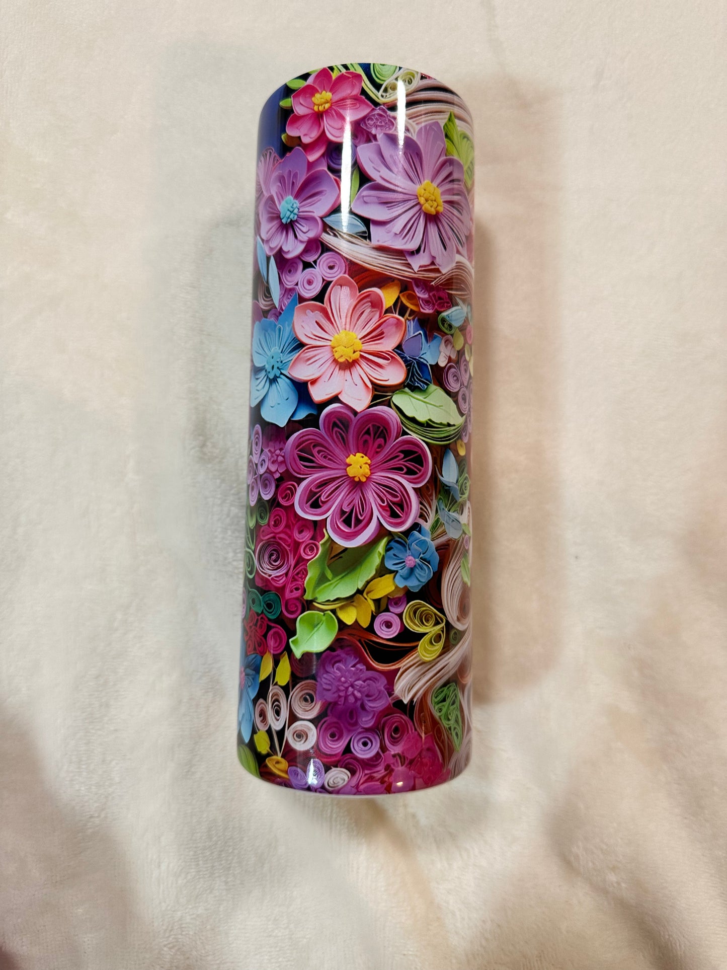 Allover Image Custom Skinny Tumbler