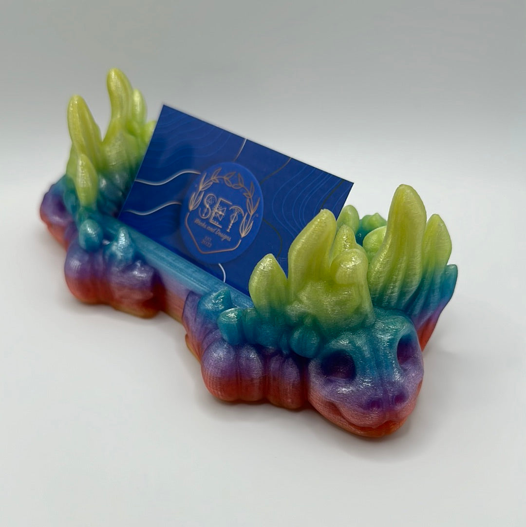 Axolotol Halloween Business Card Holder