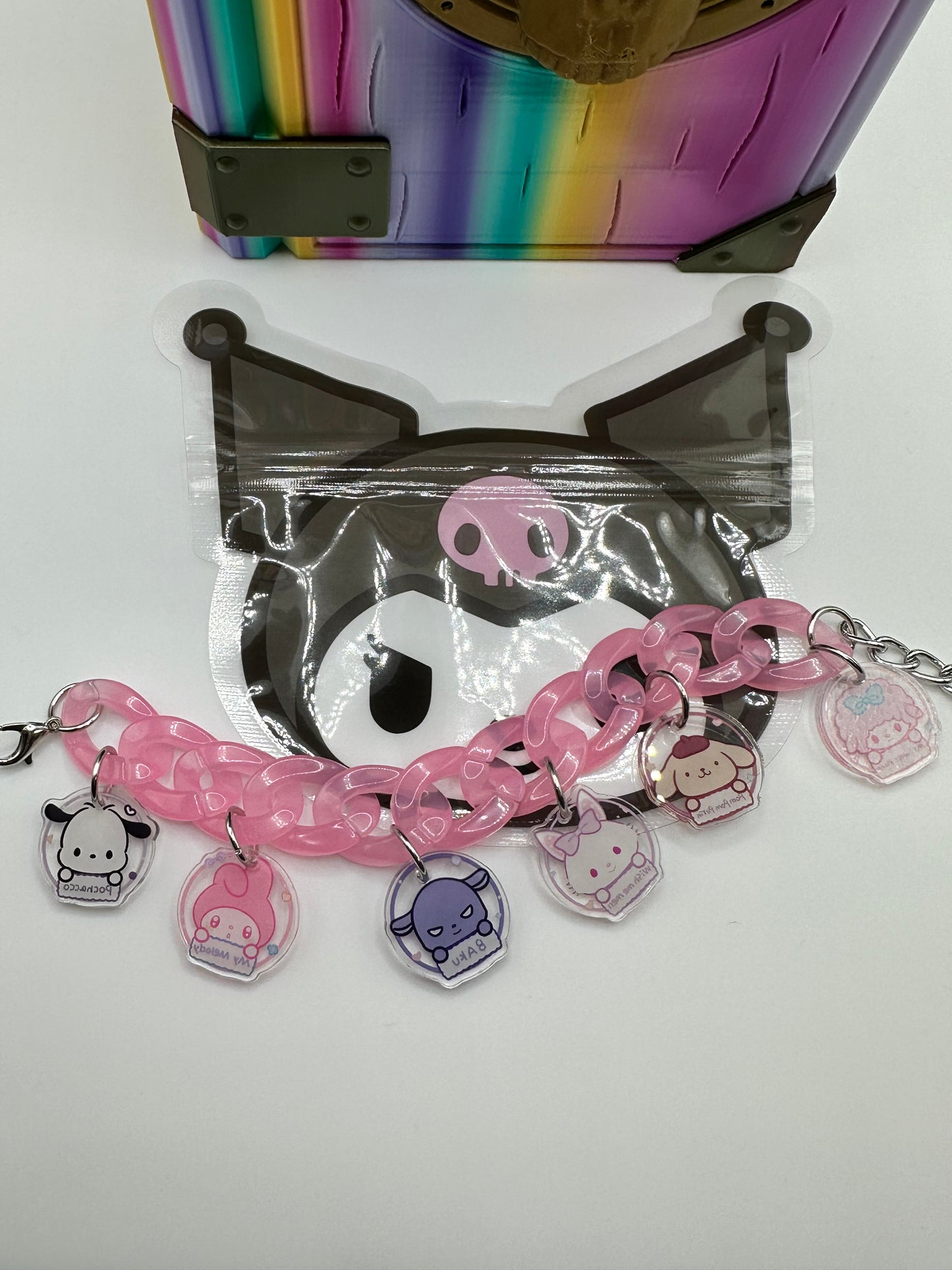 Chunky Jelly Charm Bracelets