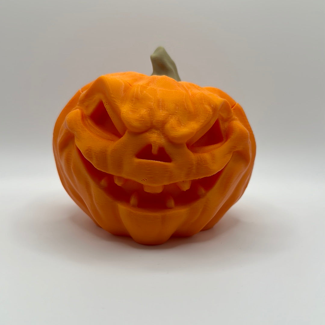 Jack o lantern with lid