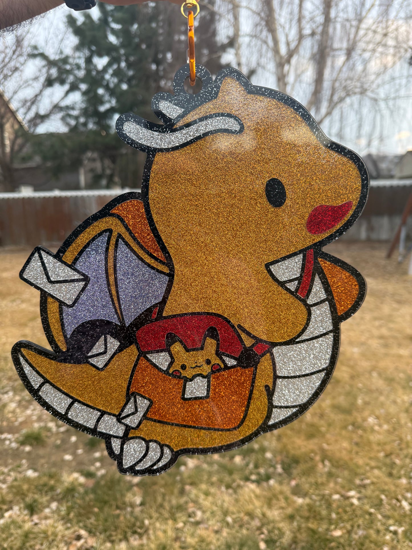 Acrylic Suncatcher - Dragonite