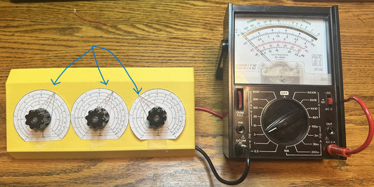 Laser Etched Cursor for Analog Computer