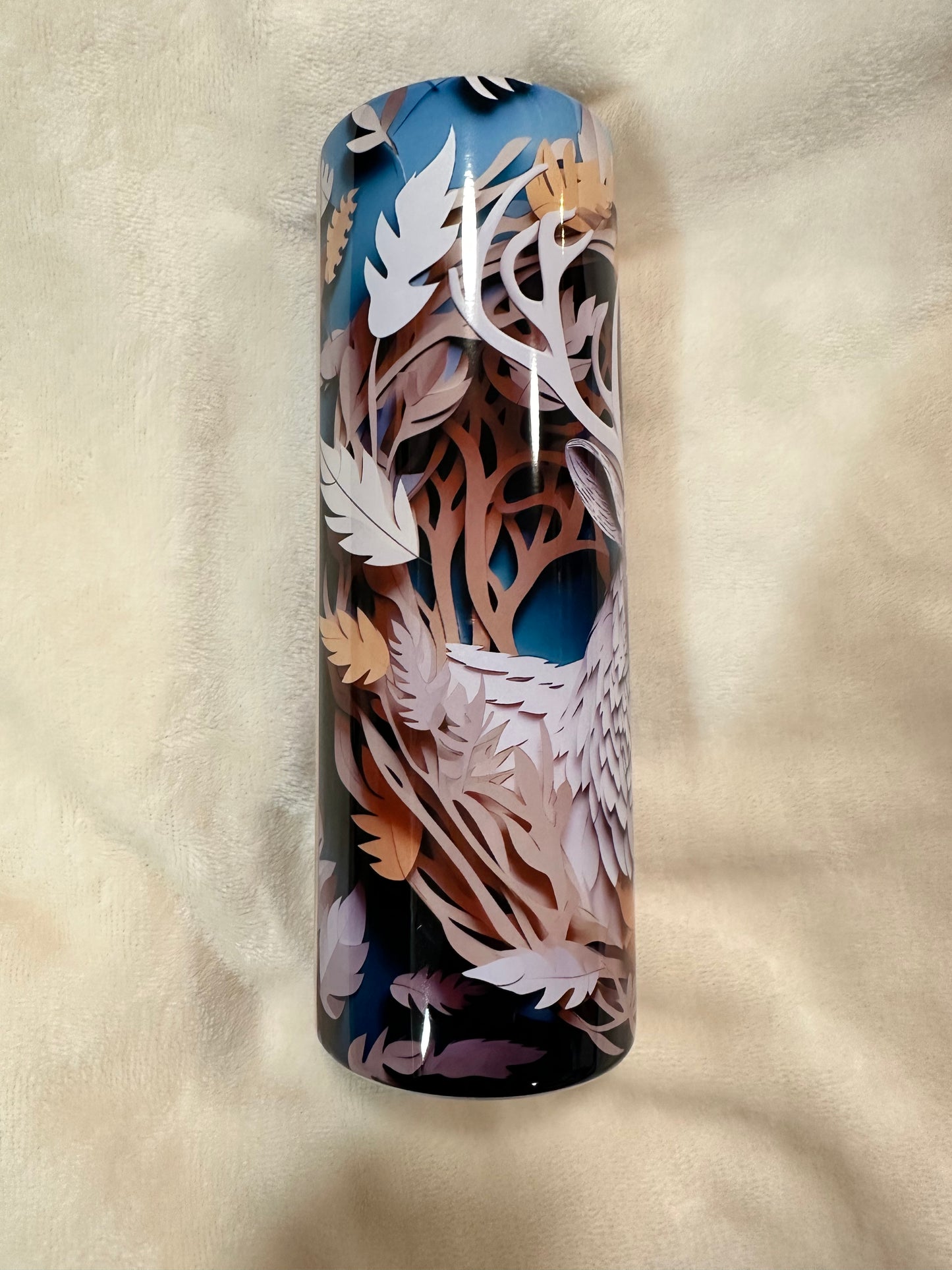 Allover Image Custom Skinny Tumbler