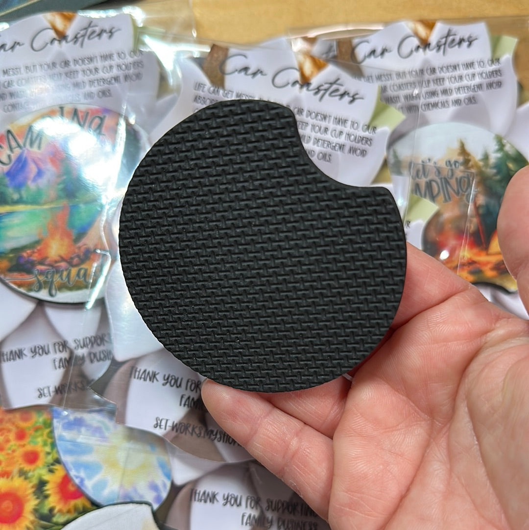 Neoprene Car Coasters