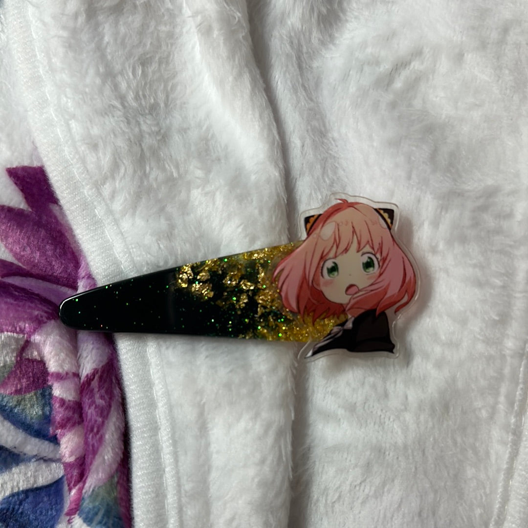 Custom Hair Clips with Character Charms