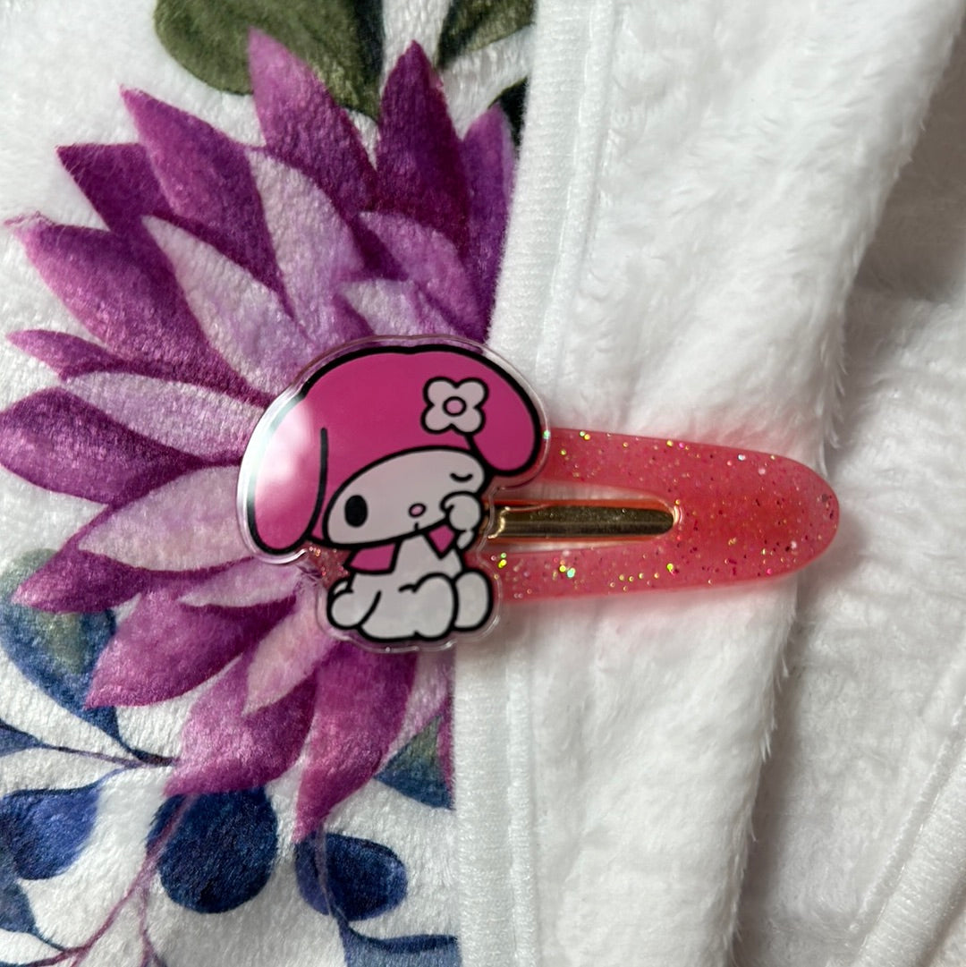 Custom Hair Clips with Character Charms