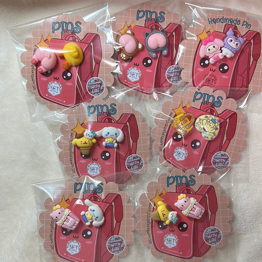 Resin or Acrylic Charm Pins