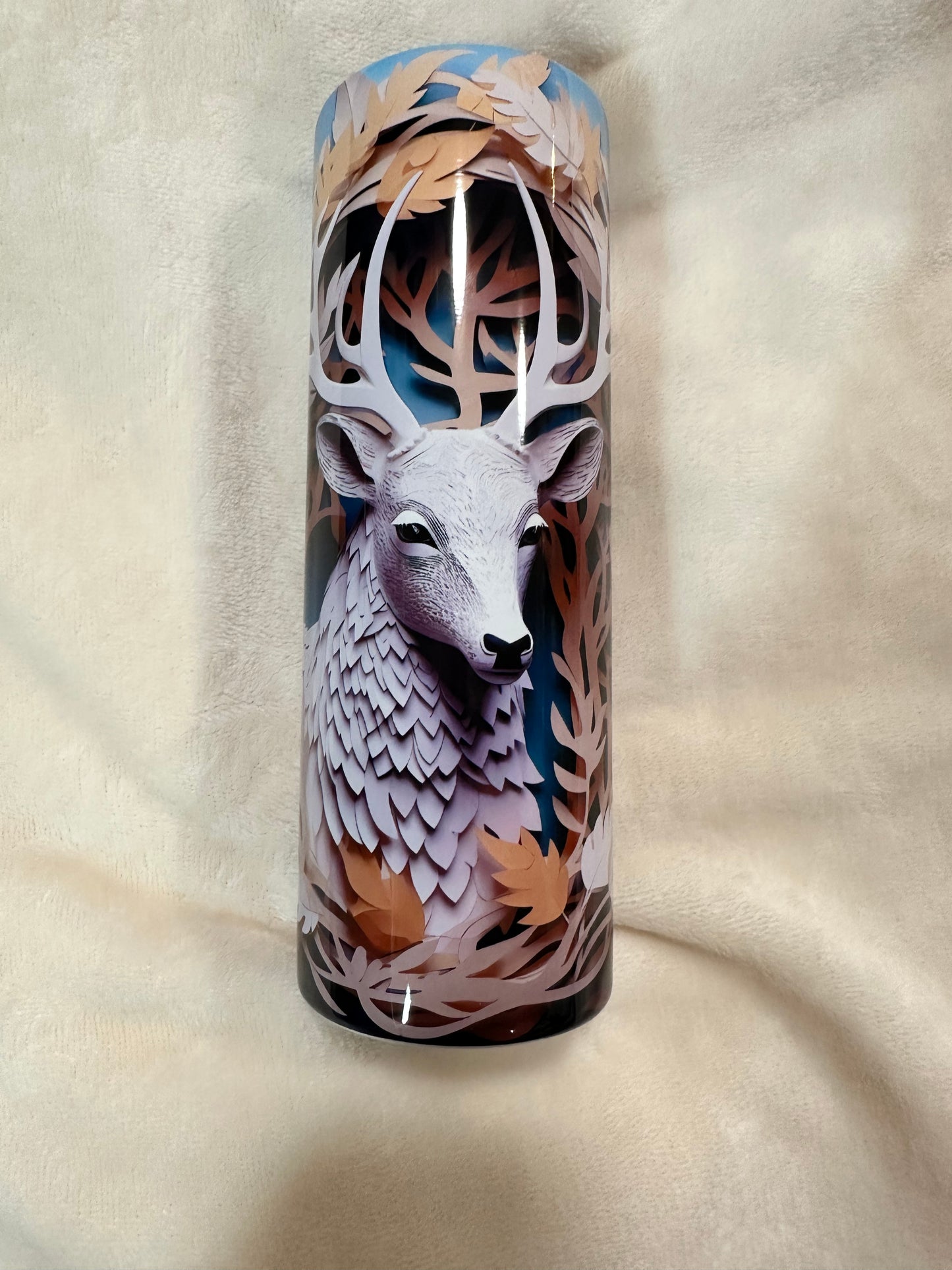 Allover Image Custom Skinny Tumbler