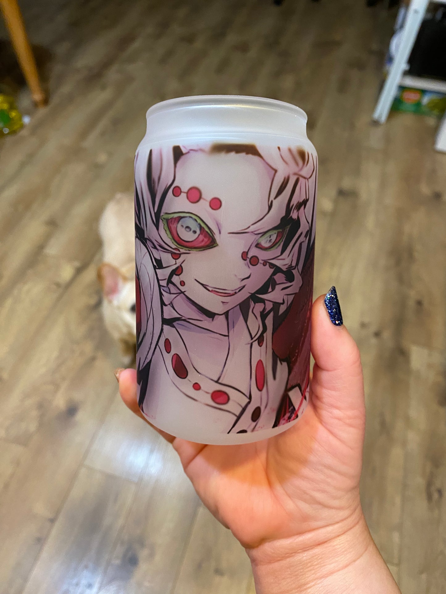 Full Graphic Glass “Can” Tumblers